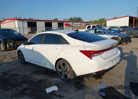 2023 Hyundai Elantra Hybrid Limited из США, поврежденный, VIN KMHLN4AJ2PU074306